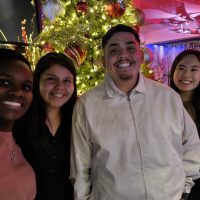 Everett Lab Gathering. The image includes the PI and lab staff members.
