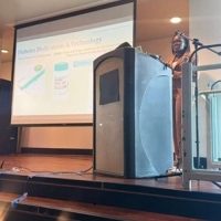 Dr. Everett speaking at the Delta Sigma Theta Sorority, Inc Community Health & Diabetes Education Event in Riverside, CA